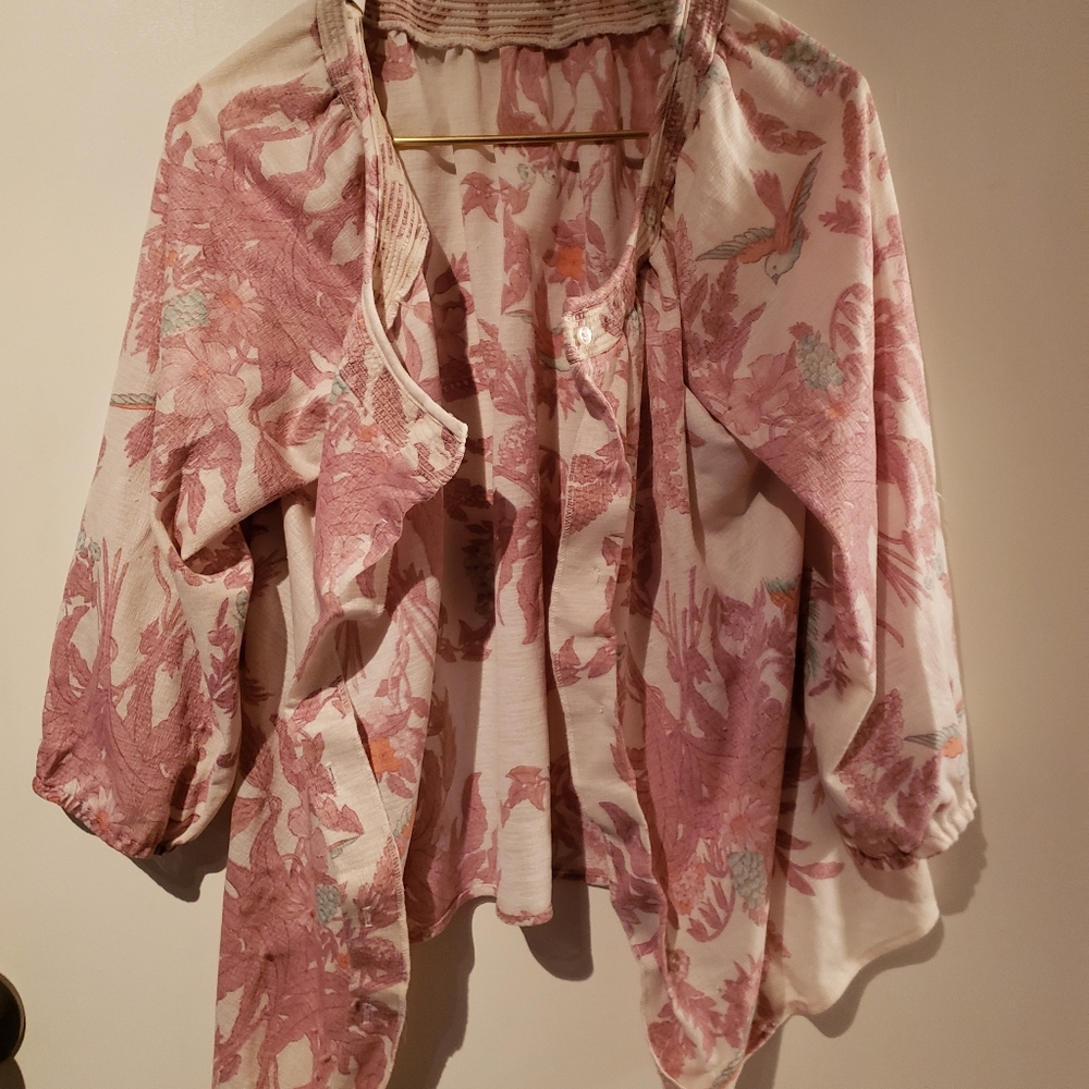 Vintage bird cardigan